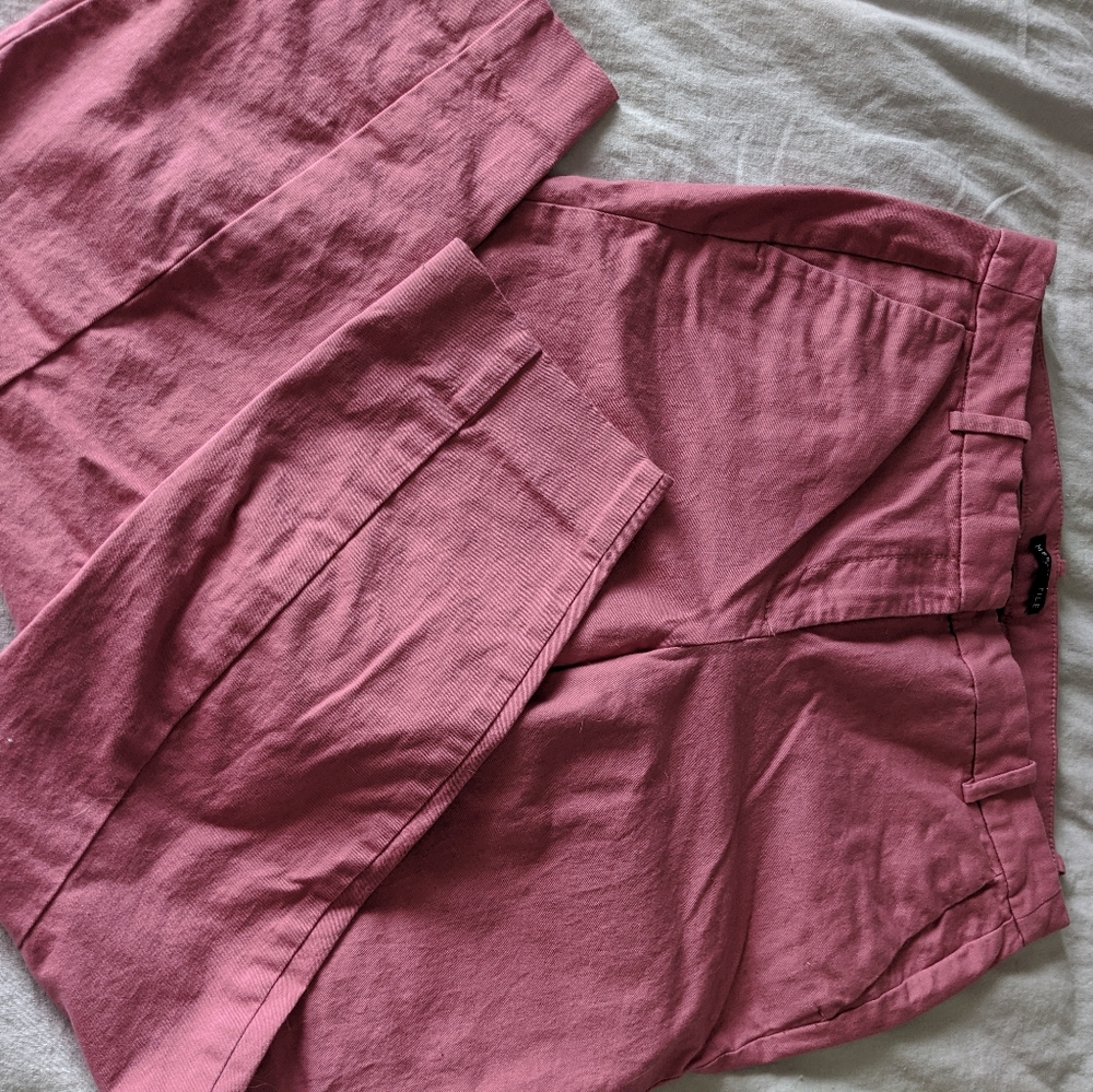 Pink J Crew Mercantile Pants